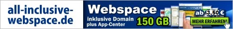 Webspace inclusive Domain zum Knallerpreis!